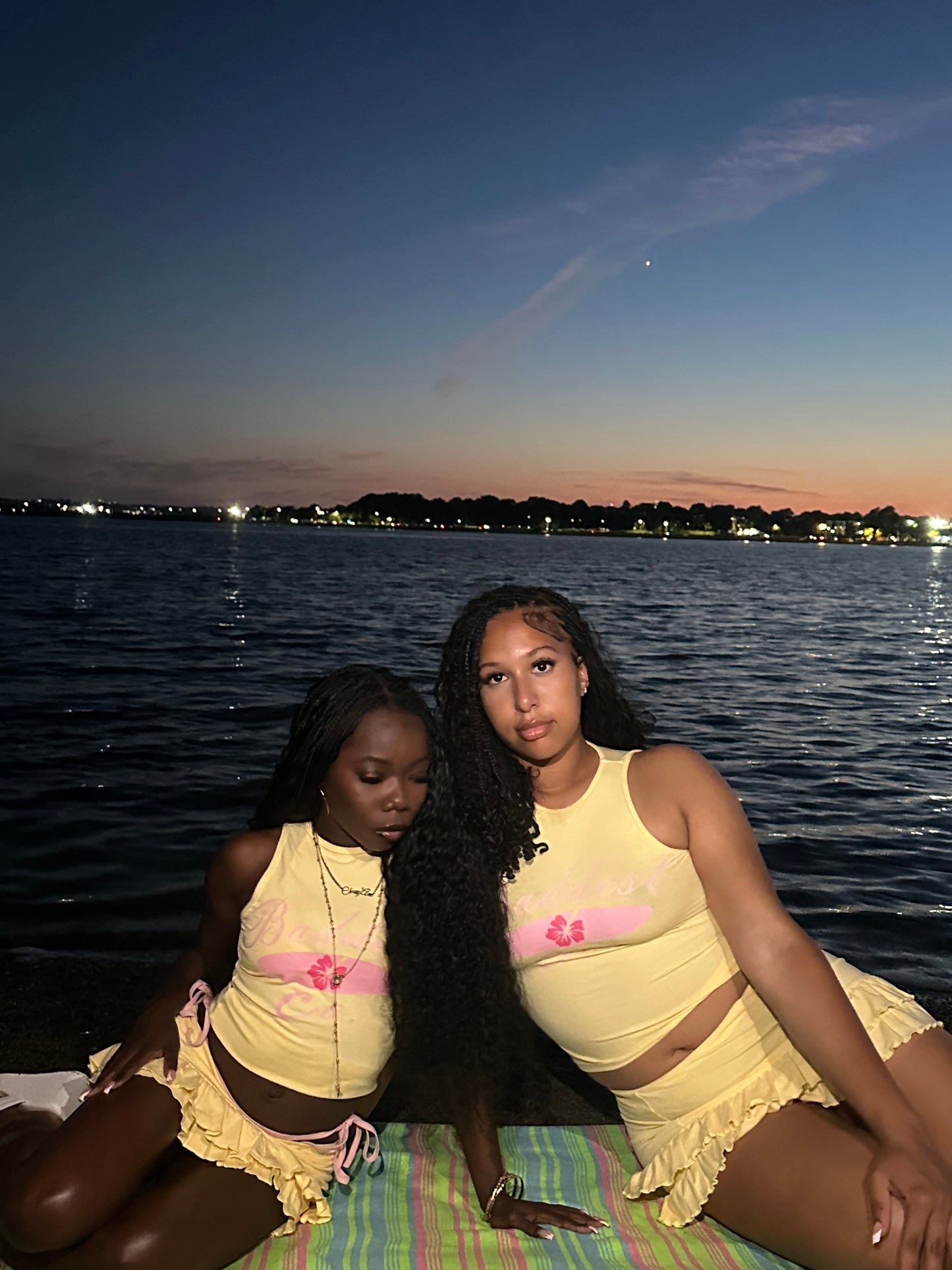 Yellow Skirt Set