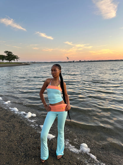 Blue Pant Set