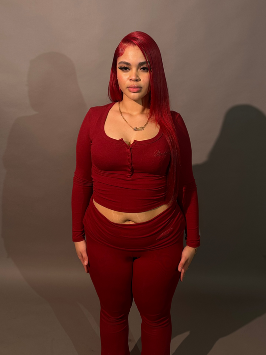 Baddest Red Loungewear Set