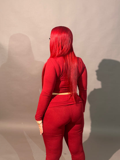 Baddest Red Loungewear Set